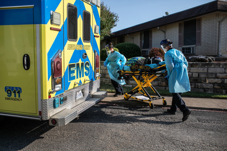 Image: Texas EMS First Responders Face Higher Caseload Amid COVID-19 Pandemic