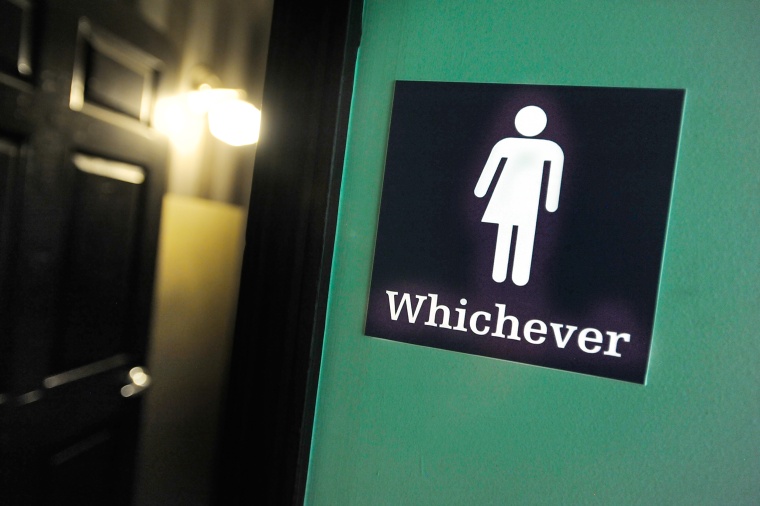 Image: North Carolina Clashes With U.S. Over New Public Restroom Law