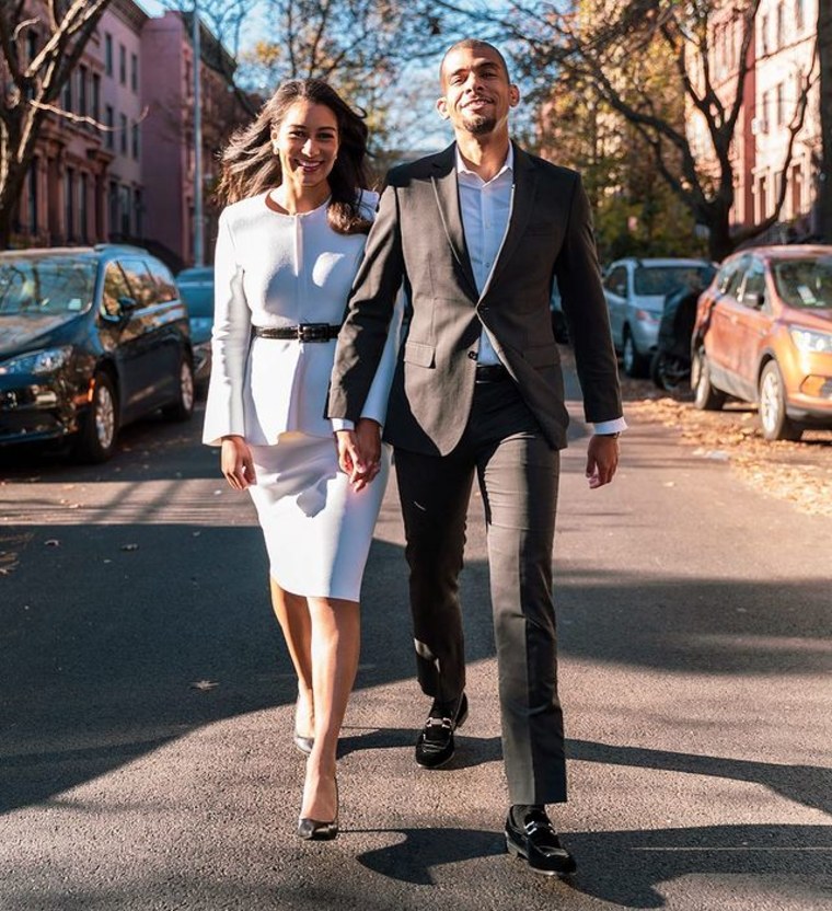 Morgan Radford and her fiance moved to Harlem in 2020.