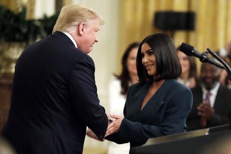 Image: Donald Trump, Kim Kardashian West