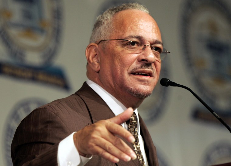 Rev. Jeremiah Wright Jr. speaks in Detroit in 2008.