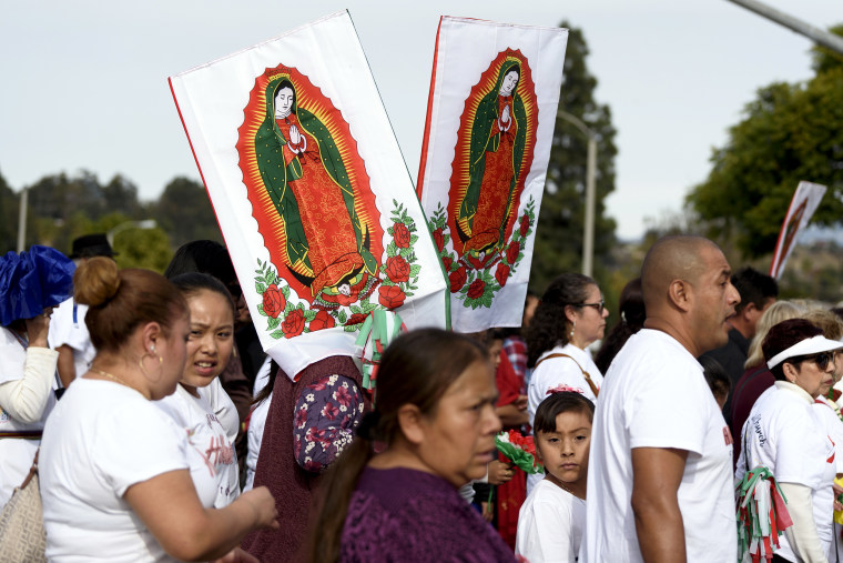 Our Lady Of Guadalupe Procession In Los Angeles