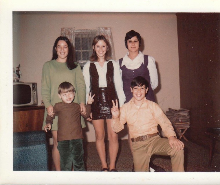 Kathy Kolodziej and her cousins.