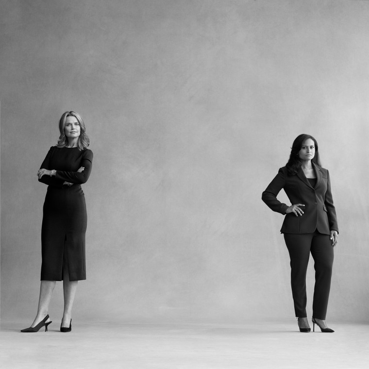 NBC’s Savannah Guthrie and Kristen Welker are featured in the January issue of Vogue.