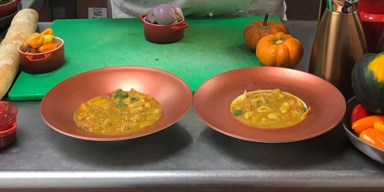 Soup joumou is a hearty squash-based soup. Joumou is a type of squash found in Haiti.