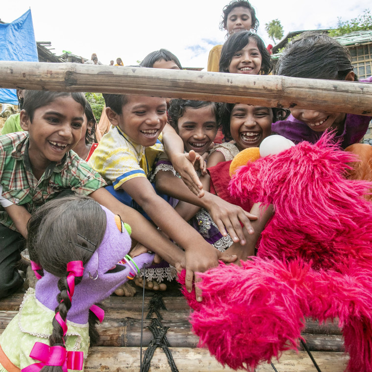 Sesame Street makes new Rohingya Muppets for refugee kids