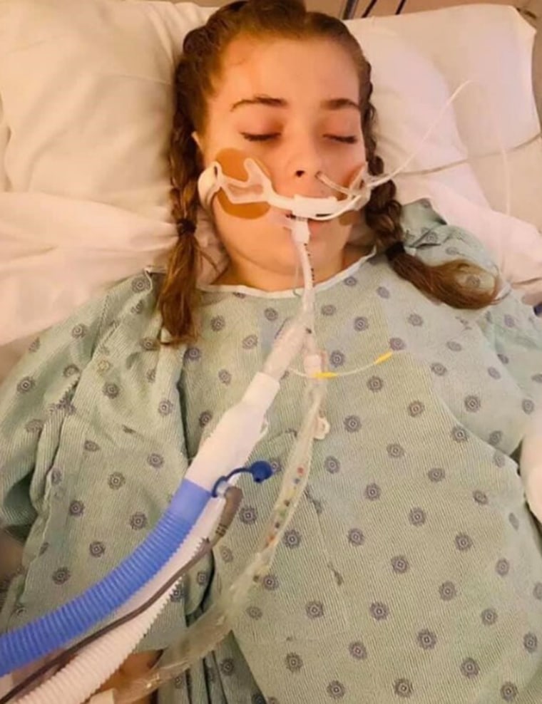 Ariel Griffith in the ICU.