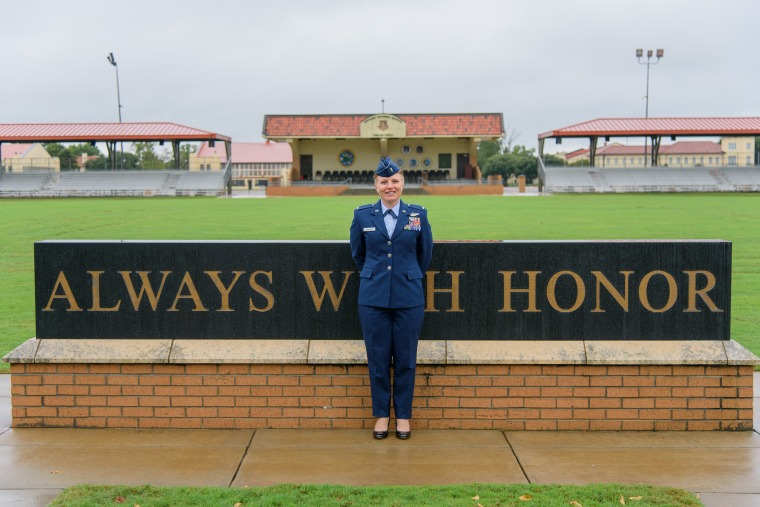 Christina Wiskowski, a Comcast employee and Captain in the Air Force.