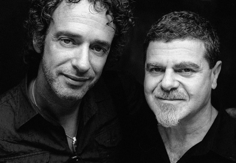 IMAGE: Gustavo Cerati and Gustavo Santaolalla