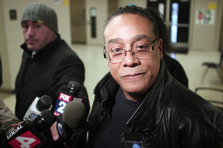 Benny Napoleon after casting his vote on Election Day in 2013 in Detroit.