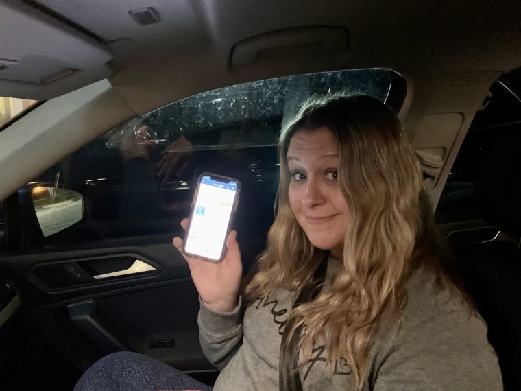Terri simply notified the club that she was there through the Sam's Club app. A store associate quickly brought their groceries outside, loaded them into the back of the car and closed the door.