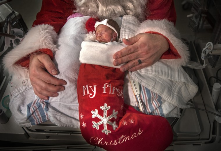 Roughly 80 families will be spending Christmas at the Gerber Foundation Neonatal Center. 