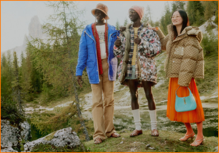 We'd like to join this group of fashionable hikers.