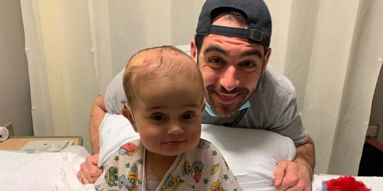 Andrew Kaczynski and his daughter, Francesca.
