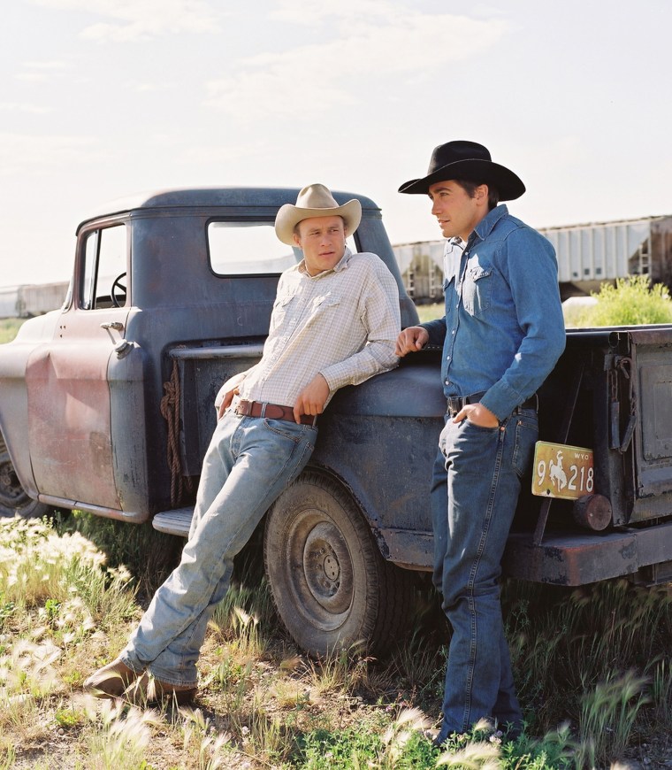 Image: Heath Ledger, left, and Jake Gyllenhaal in Ang Lees "Brokeback Mountain."