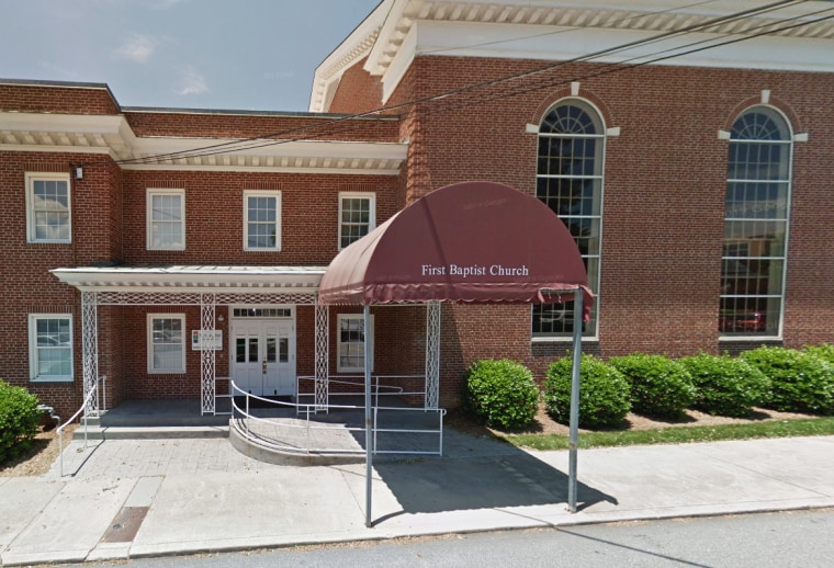 Image: First Baptist Church, in Hendersonville, N.C.