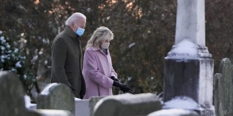 Image: President-Elect Biden Visits Grave Of Deceased First Wife Neilia