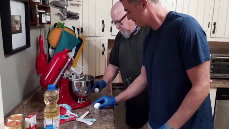 Uhrich and Mckenzie share a love of baking. 