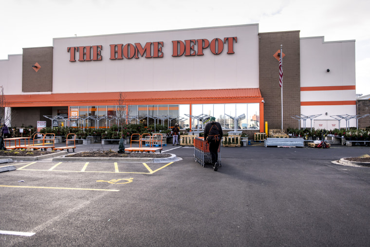 A Home Depot Store Ahead Of Black Friday