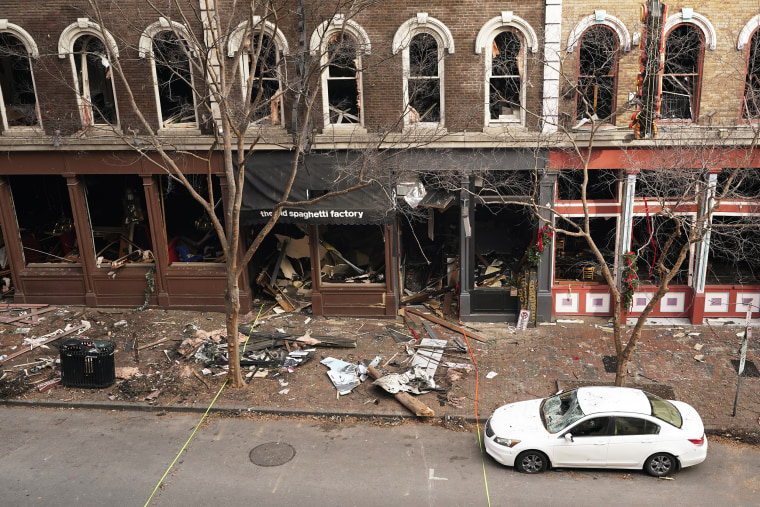 Image: Nashville explosion aftermath