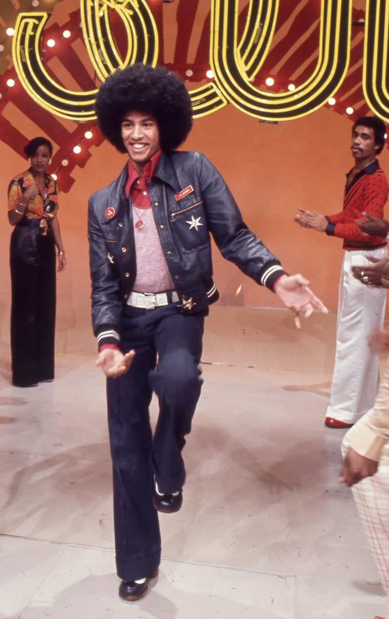 Image: Popular dancer Adolfo Quinones aka Shabba Doo boogies down the Soul Train Line.