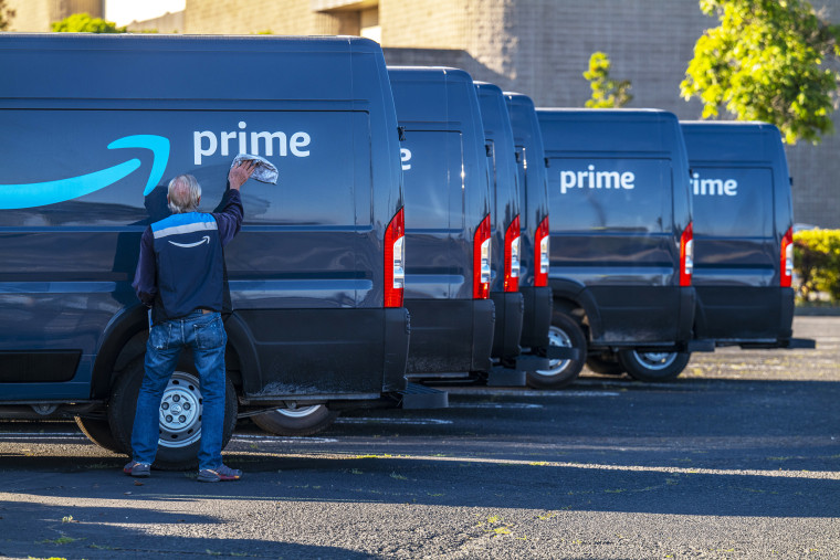 IMAGE: Amazon deliveries
