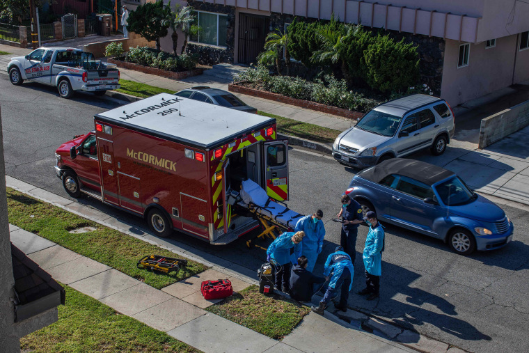 Image: County of Los Angeles paramedics