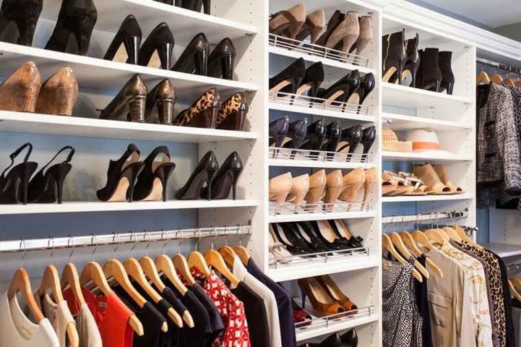Closet purging can be as much of a physical exercise as well as a mental one, says stylist Monica Barnett.