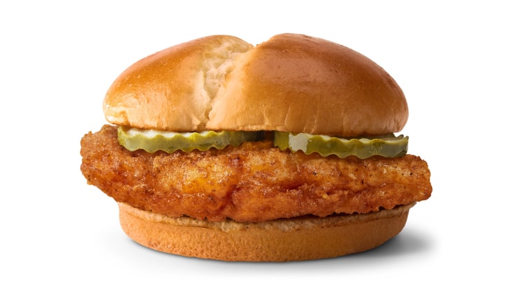 The Crispy Chicken Sandwich.