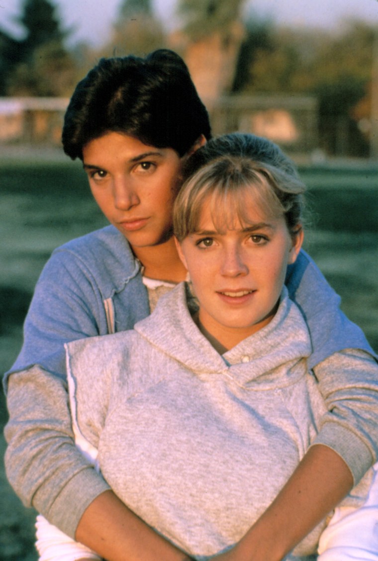 Ralph Macchio, Elisabeth Shue in "The Karate Kid"