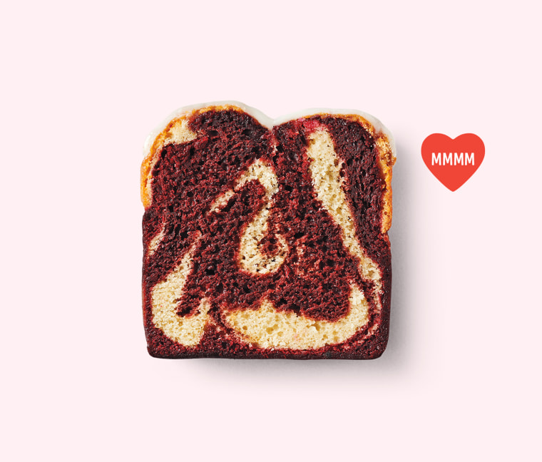 Customers can now snack on a piece of Red Velvet Loaf at participating Starbucks. 
