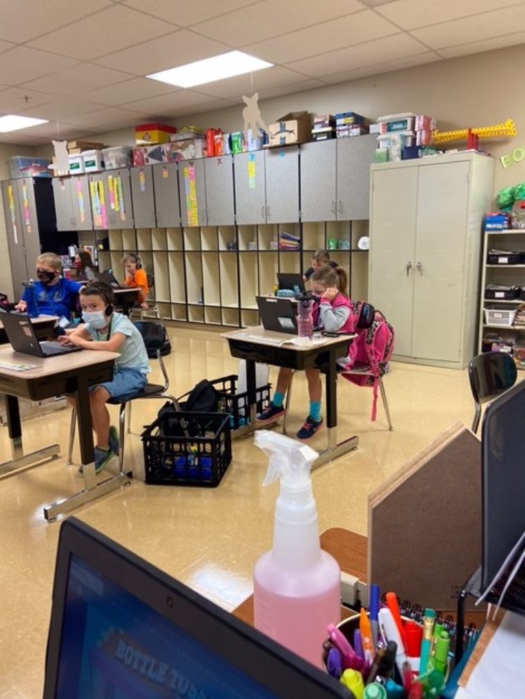 Students at Fancy Farm Elementary.