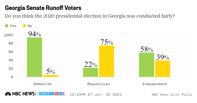 Georgia election exit poll fair