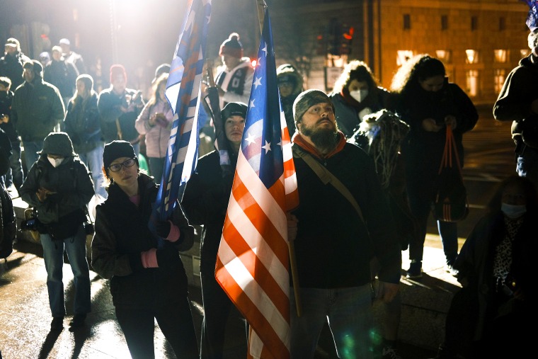 Image: Trump Supporters Rally In Freedom Plaza In Washington, DC