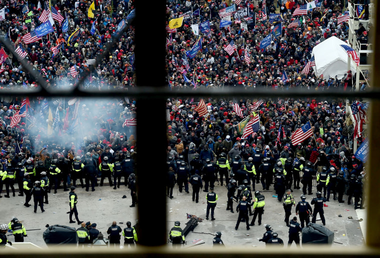 Image: Protesters outside the Capitol