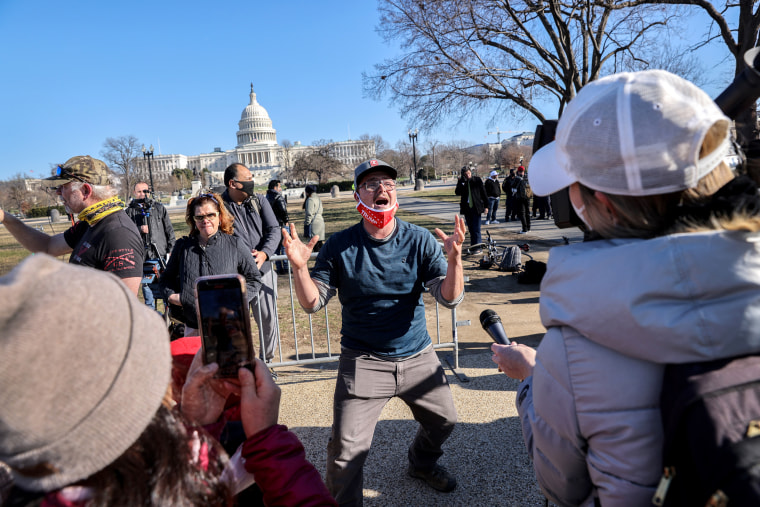 Image: Washington DC Tense After U.S. Capitol Is Stormed By Protestors