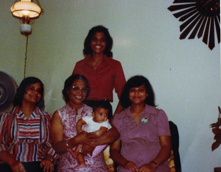 Virginia Nazareth's grandmother (center, holding baby) once contributed her biryani recipe to a cookbook.