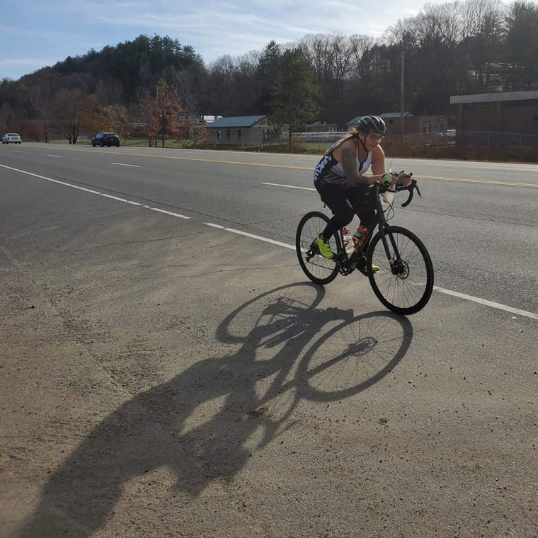 Always an outdoor enthusiast, Wawrzynski said she became "borderline obsessed with cycling."