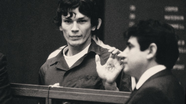 Ramirez flashed a pentagram, a satanic symbol, during a court appearance in 1985, UPI reported at the time.