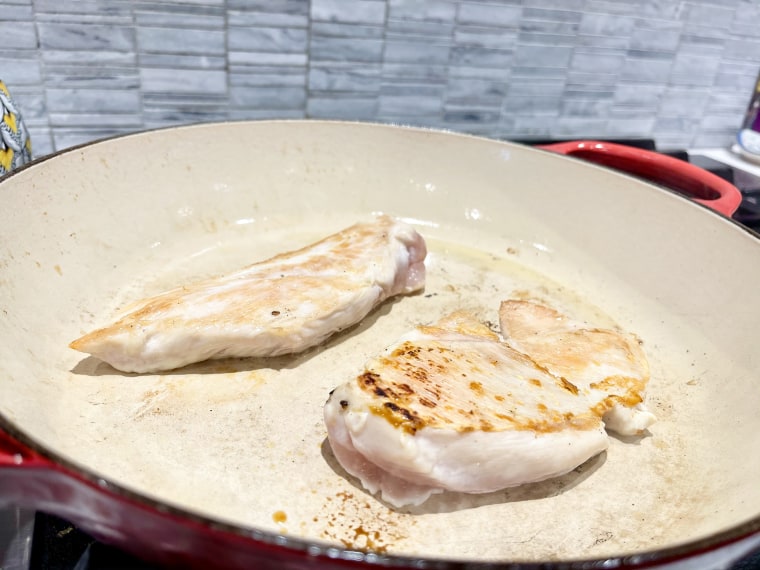 If you're just feeding one or two, cooking chicken breasts on the stove can be the easiest option.