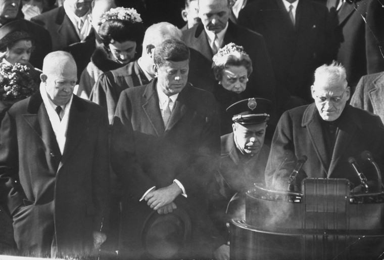 Richard J. Cushing;Dwight D. Eisenhower;John F. Kennedy