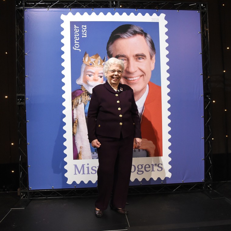 U.S. Postal Service dedicates Mister Rogers forever stamp