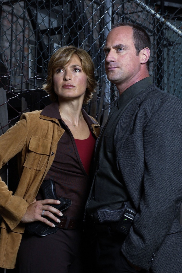 Mariska Hargitay, Christopher Meloni on "Law &amp; Order: Special Victims Unit"