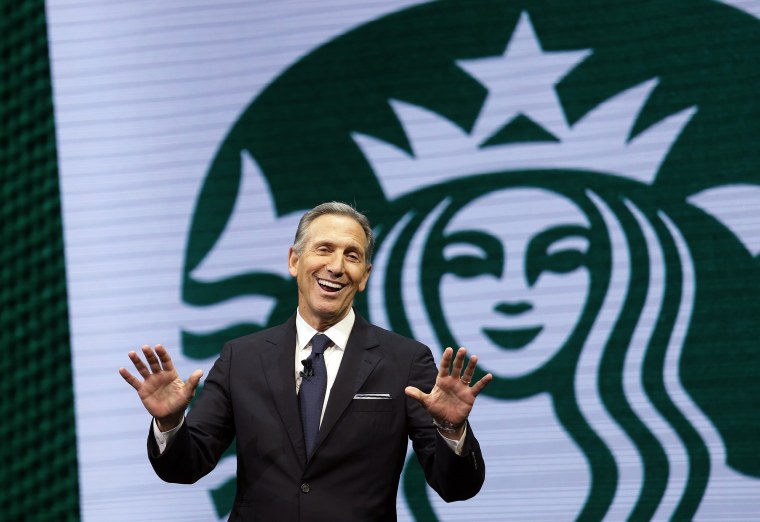 Image: Starbucks CEO Howard Schultz