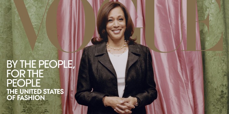 Vice President-elect Kamala Harris on the cover of Vogue's February 2021 print issue.
