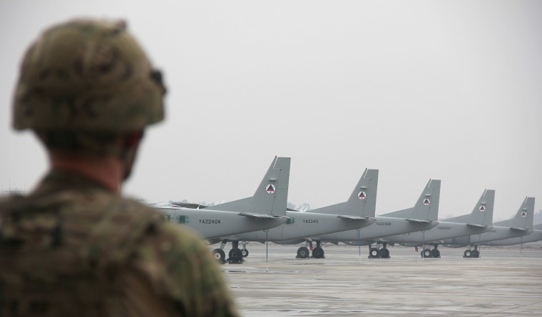 Image: Afghan Air Force planes in Kabul