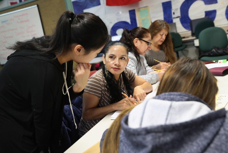 Image: Immigrants Learn English As Second Language At Community Migrant Center