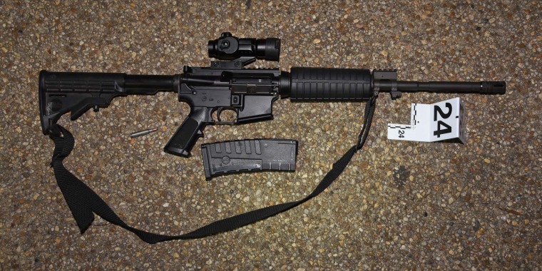 One of the weapons found in the truck of Lonnie Leroy Coffman in Washington, D.C., on Jan. 6, 2021.