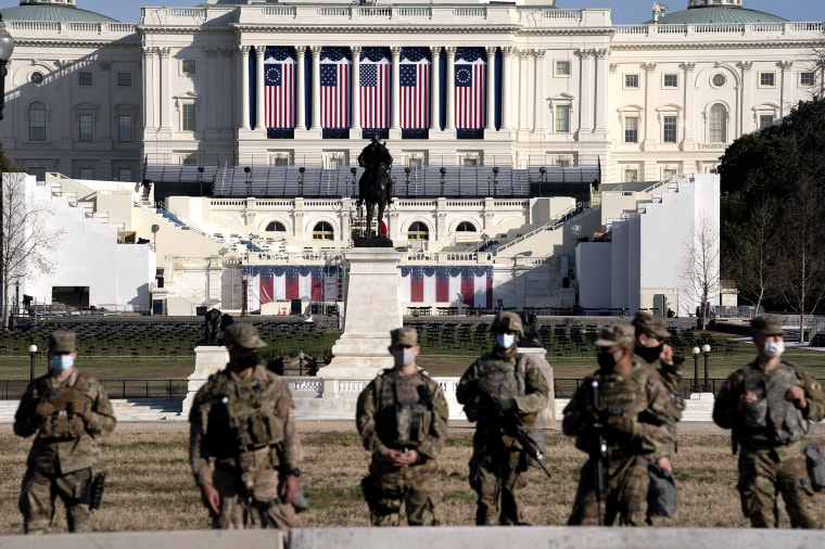 Image: Washington, DC Prepares For Potential Unrest Ahead Of Presidential Inauguration