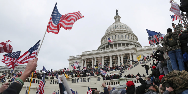 Image: The U.S. Capitol Building is stormed by a pro-Trump mob on January 6, 2021
